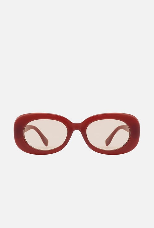FORCA Women Solid Full Rim Sunglasses - FR-OV-1065-C02