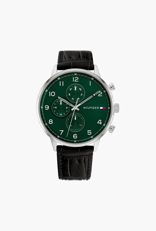 TOMMY HILFIGER Men Leather Strap Chronograph Watch - NETH1791985