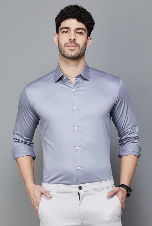 V DOT Men Slim Fit Casual Shirt