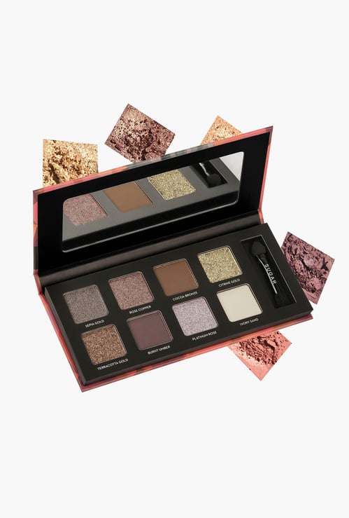 SUGAR Cosmetics Blend The Rules Eyeshadow Palette - 05 Willow  - 10.4gm