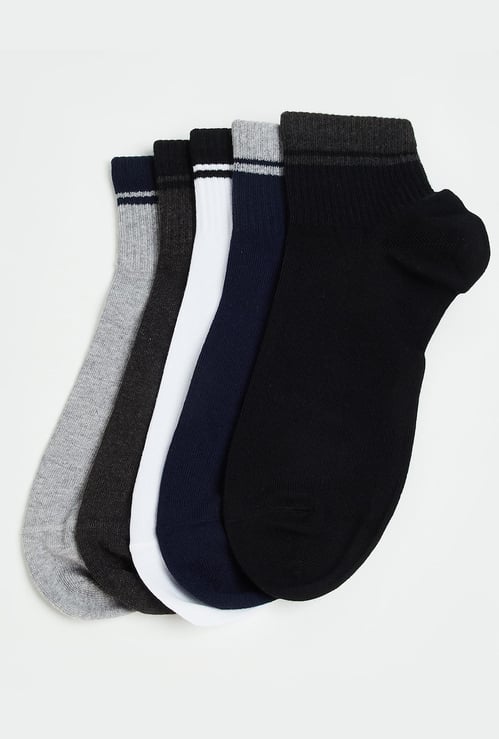CODE Men Solid Socks- Pack of 5