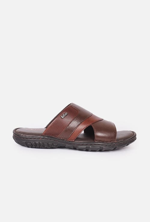 LEE COOPER Men Solid Slip-On Sandals