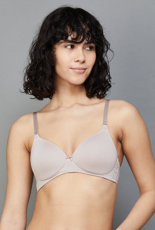 JOCKEY Solid Padded Non-Wired T-shirt Bra