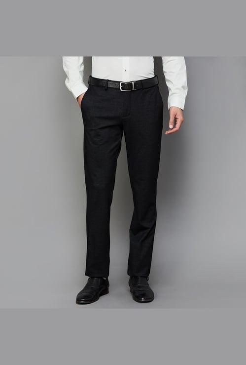 BLACKBERRYS Men Regular Fit Formal Trousers