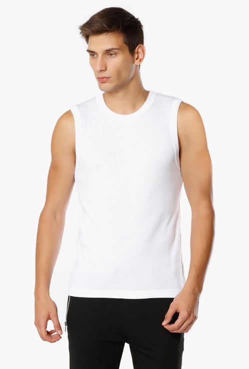 JOCKEY Solid Sleeveless T-Shirt
