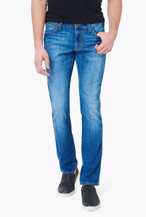 WRANGLER 5-Pocket Slim Tapered Jeans