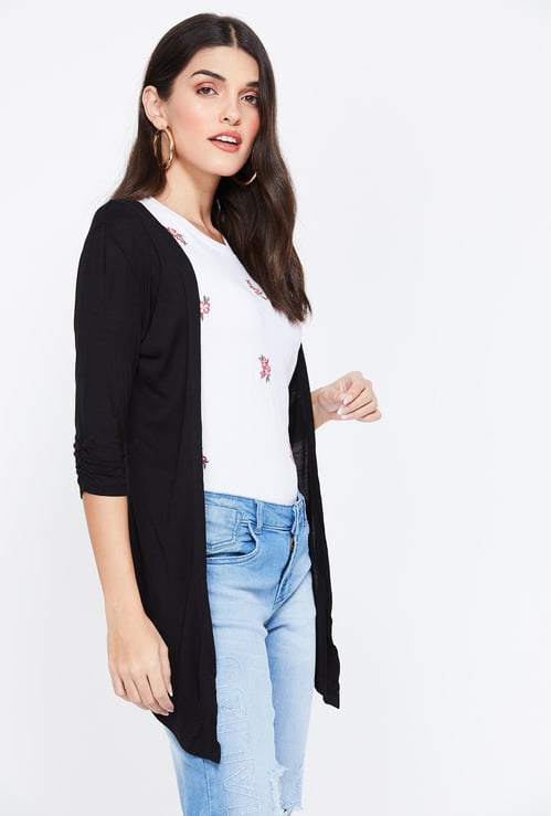 CODE Solid Open-Front Shrug