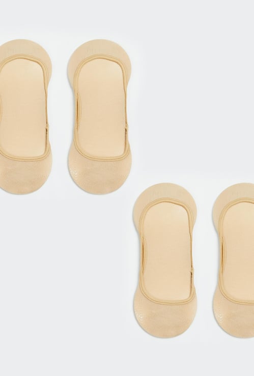 GINGER Solid No-Show Socks