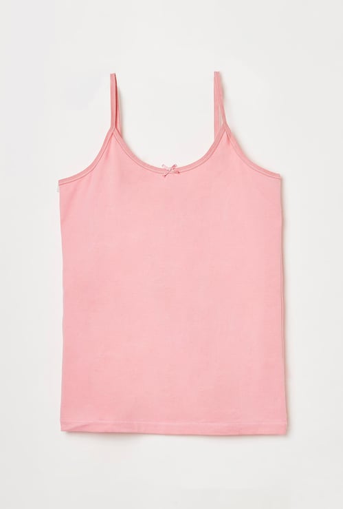 CLEASENS SLEEP WEAR Girls Solid Knitted Camisole