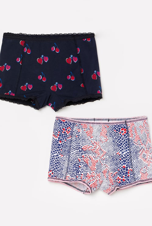 CLAESENS Girls Printed Panties - Set of 2
