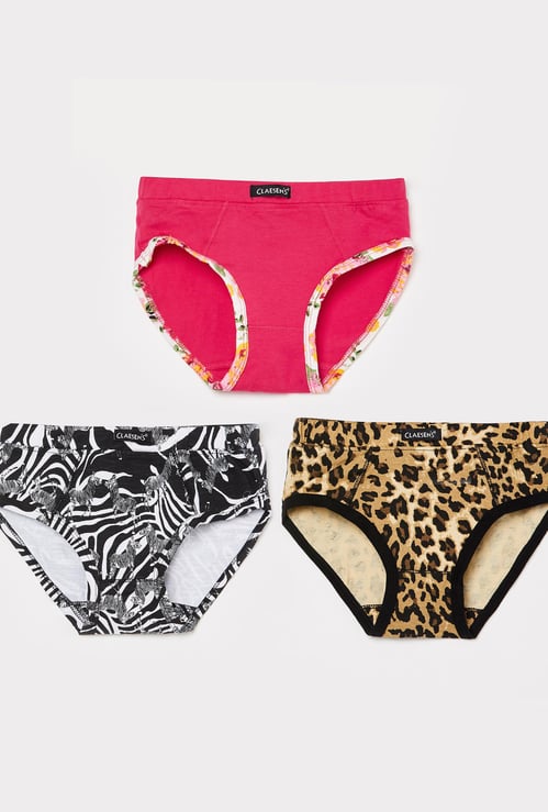 CLAESENS Girls Printed Panty- Pack of 3