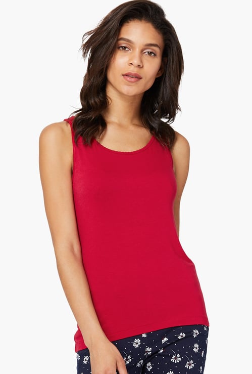 CODE Solid Knitted Tank Top
