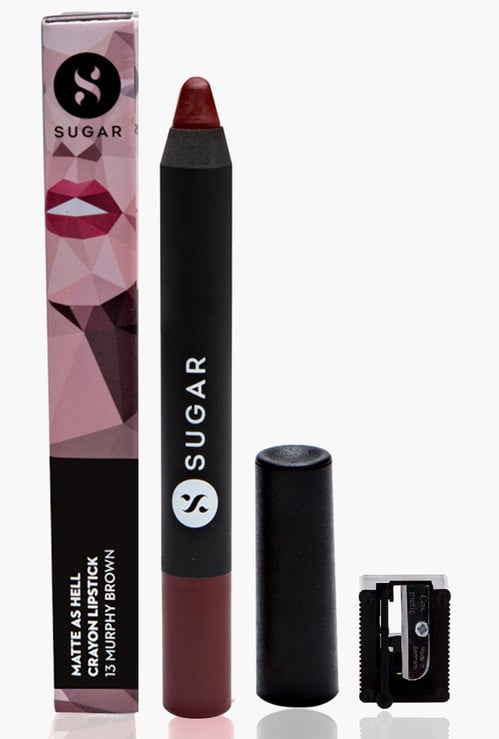 SUGAR Matte As Hell Crayon Lipstick- 12 Baby Houseman