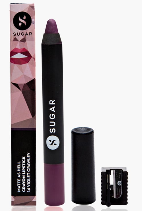 SUGAR Matte As Hell Crayon Lipstick- 12 Baby Houseman