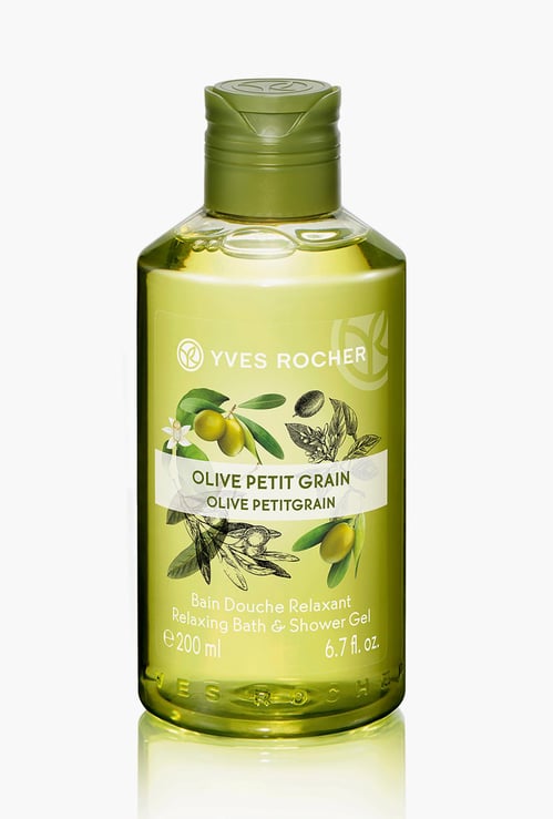 YVES ROCHER Relaxing Bath and Shower Gel Olive- Lemongrass - 200ml