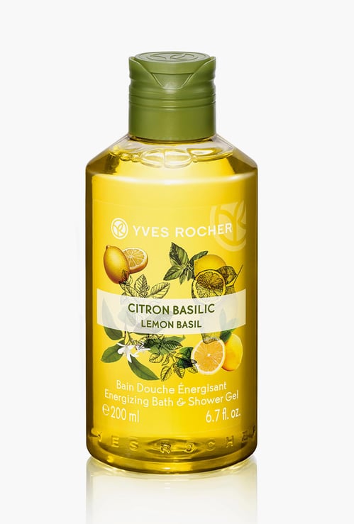 YVES ROCHER Lemon Basil Bath and Shower Gel- 200 ml