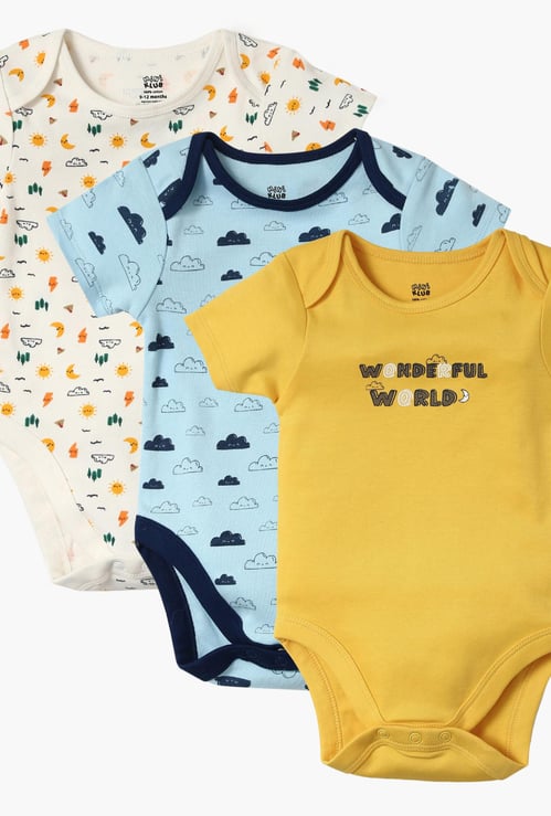 FS Mini Klub Infant Bodysuit Set- 3 Pcs.