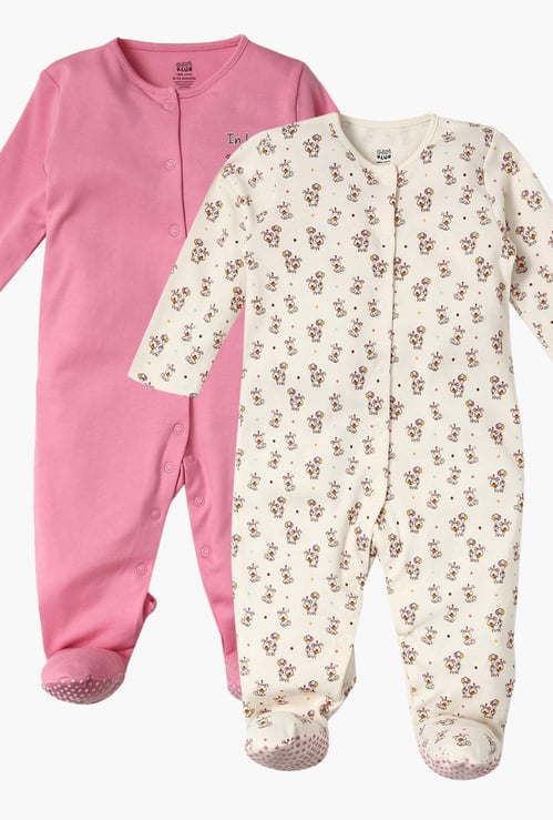 FS MINI KLUB Infant Sleepsuit Set- 2 Pcs.