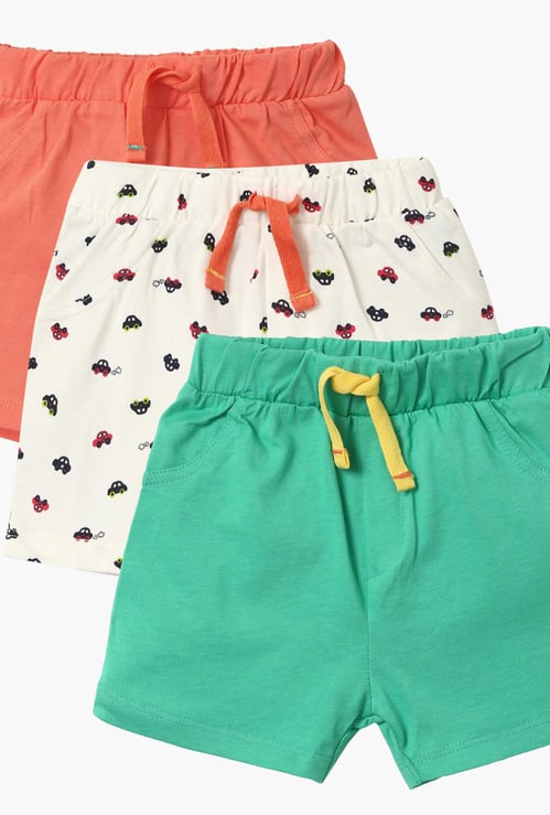 FS Mini Klub Infant Knitted Shorts Set- 3 Pcs.