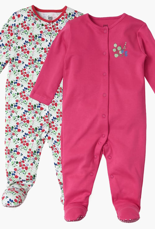 FS MINI KLUB Infant Sleepsuit Set- 2 Pcs.
