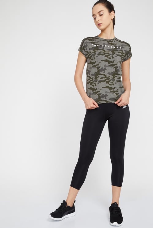 KAPPA Solid Knitted Hydroway Training Capris