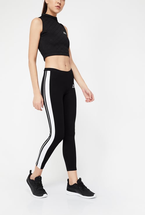 KAPPA Monochrome Band Lightweight Athleisure Leggings