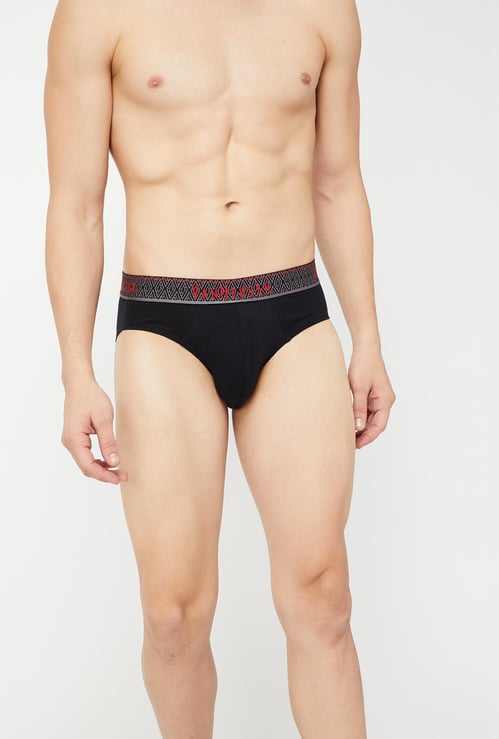 VAN HEUSEN Solid Knitted Briefs