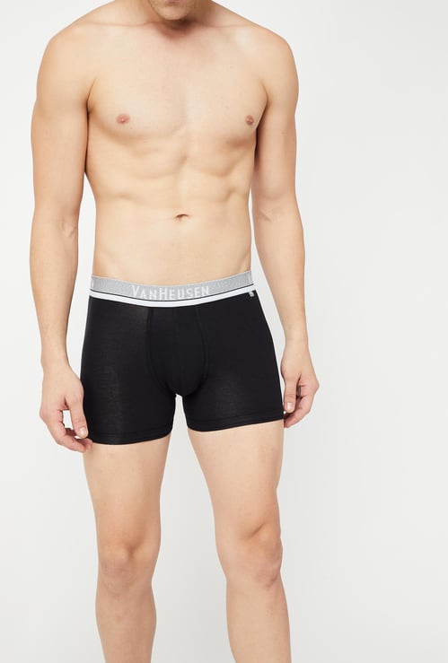 VAN HEUSEN Solid Boxer Briefs