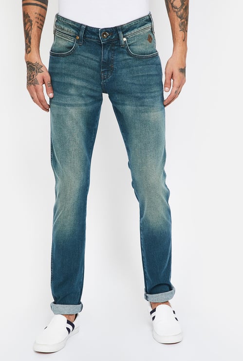 WRANGLER Stonewashed Skinny Fit Jeans
