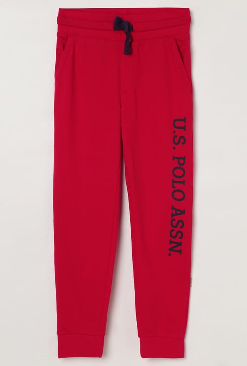 U.S. POLO ASSN KIDS Typographic Print Joggers
