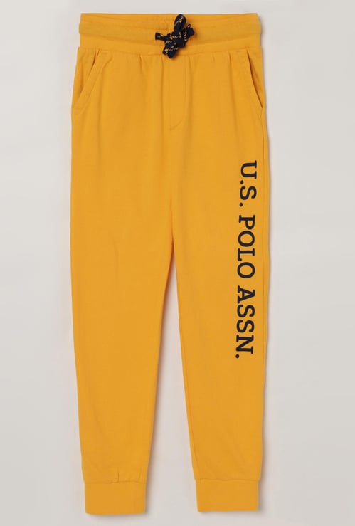 U.S. POLO ASSN KIDS Typographic Print Joggers