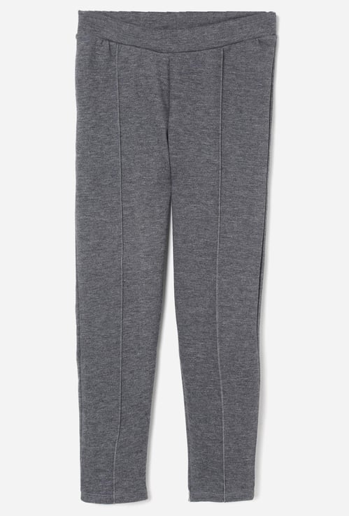 U.S. POLO ASSN KIDS Heathered Panelled Track Pants