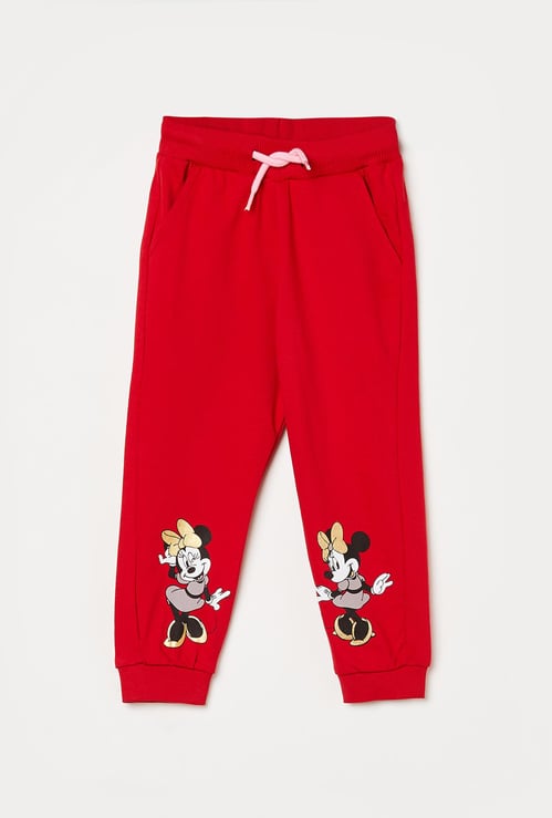 JUNIORS Girls Mickey Mouse Print Elasticated Joggers