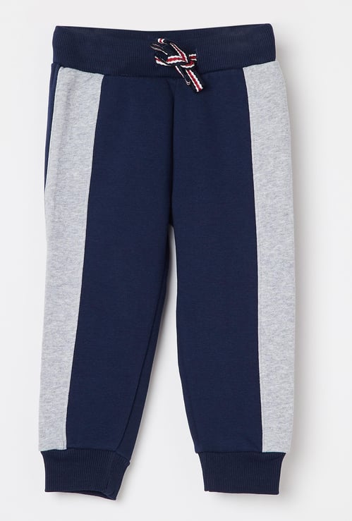 UNITED COLORS OF BENETTON Drawstring Waist Colourblock Joggers