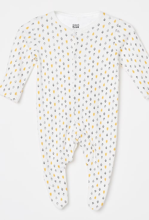 FS MINI KLUB Printed Sleepsuits - Set of 2 Pcs.