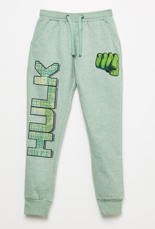 KIDSVILLE Hulk Printed Knitted Joggers
