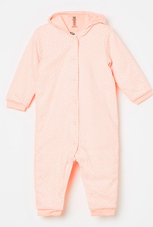 FS MINI KLUB Printed Hooded Romper