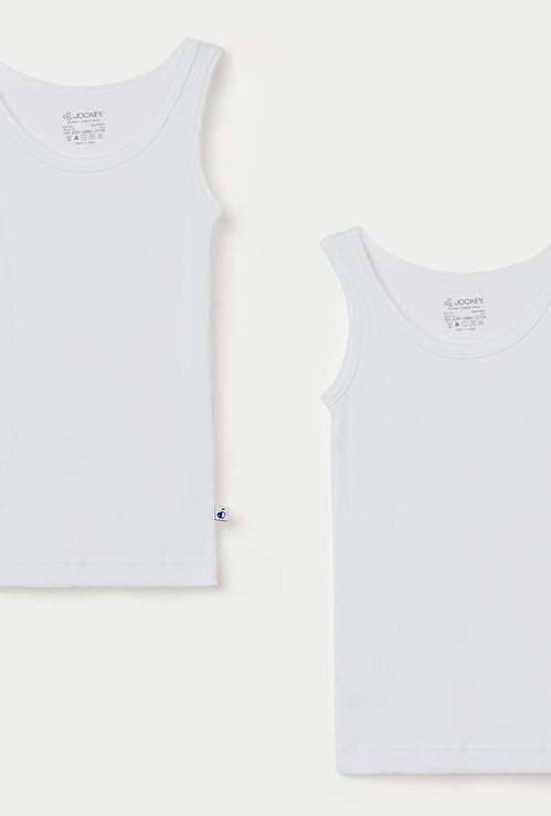 JOCKEY Solid Vests - Pack of 2 Pcs.