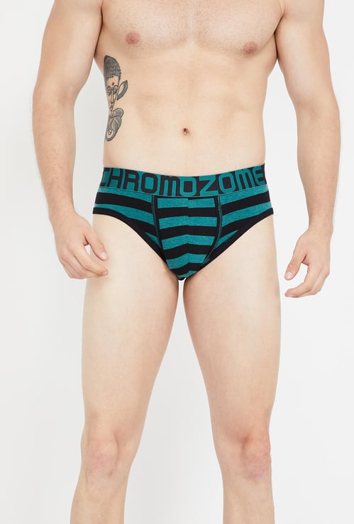 CHROMOZOME Striped Knitted Briefs - ASSORTED Colour & Design