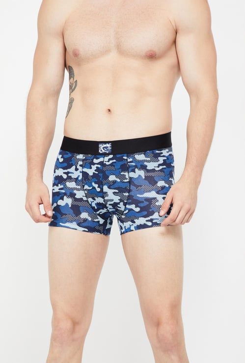 CHROMOZOME Camouflage Print Boxers