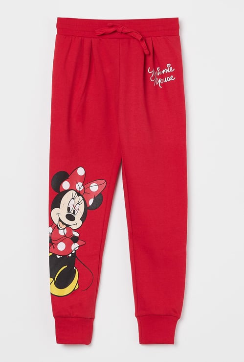 KIDSVILLE Red Printed Track Pants