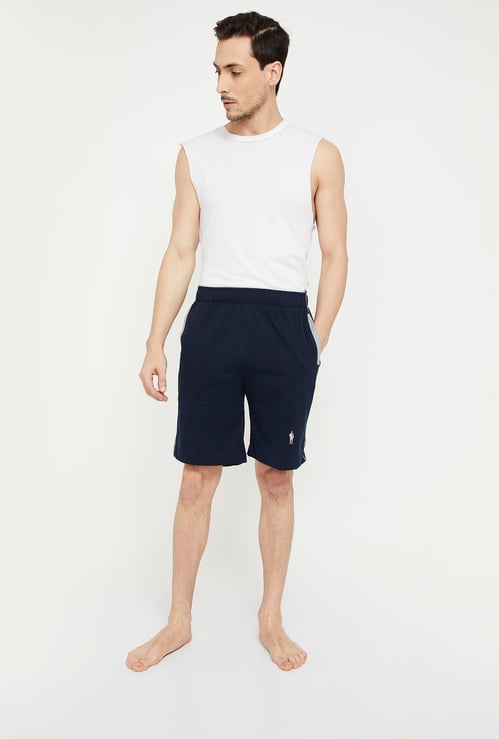 JOCKEY Elasticated Waist Solid Lounge Shorts