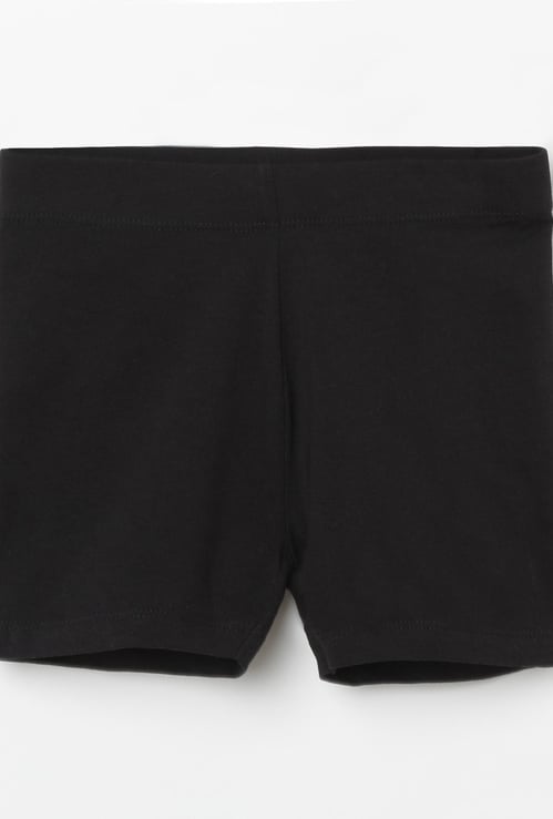 FAME FOREVER Solid Cycling Shorts