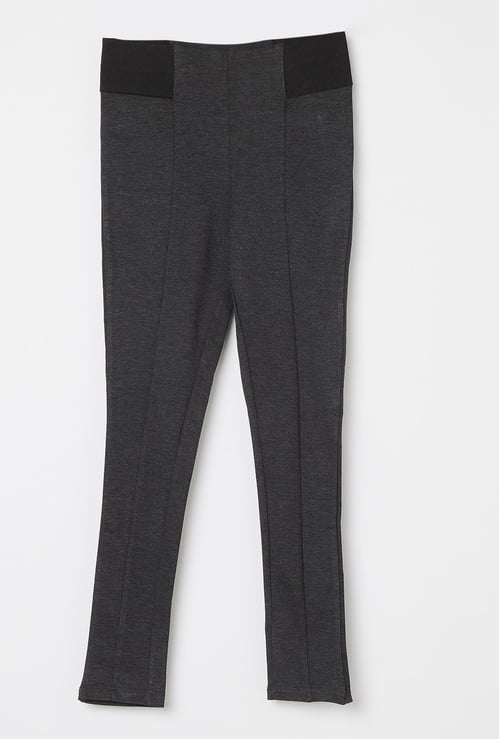 LEE COOPER JUNIORS Panelled Track Pants with Elasticated Waist
