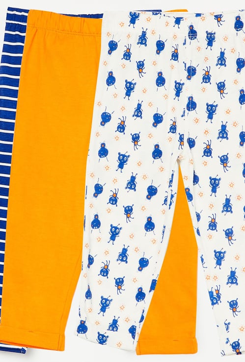 FS MINI KLUB Printed Track Pants - Pack of 3 Pcs.