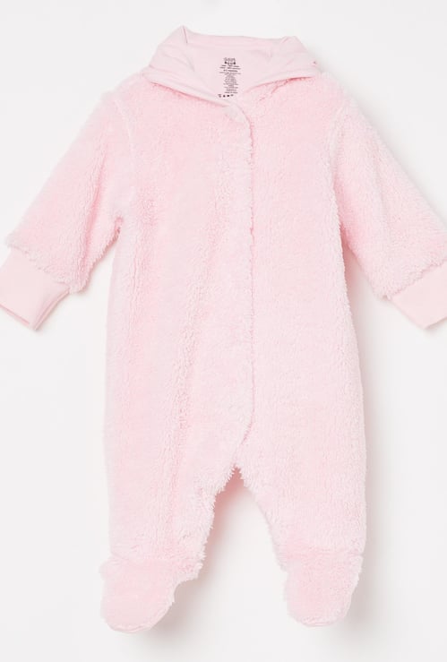 FS MINI KLUB Faux-Fur Detail Sleepsuit