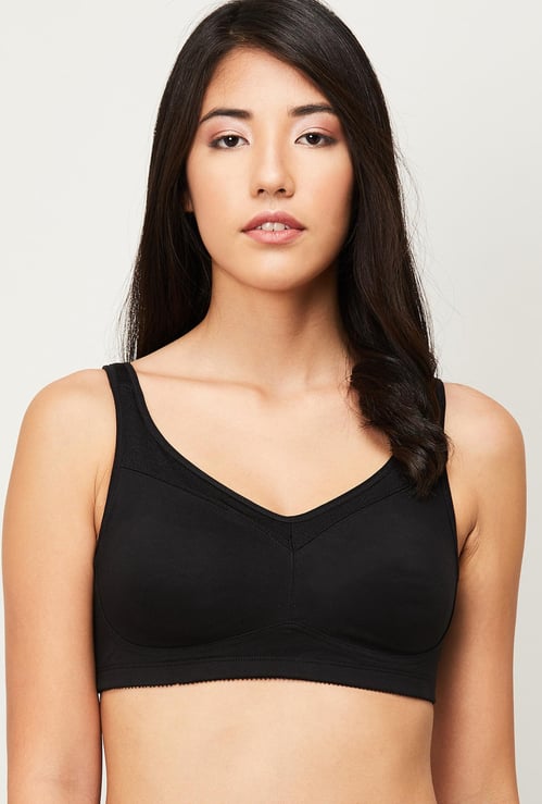 ENAMOR Women Solid Non Padded T-shirt Bra