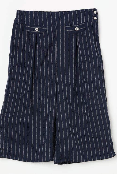 PEPPERMINT Striped Culottes