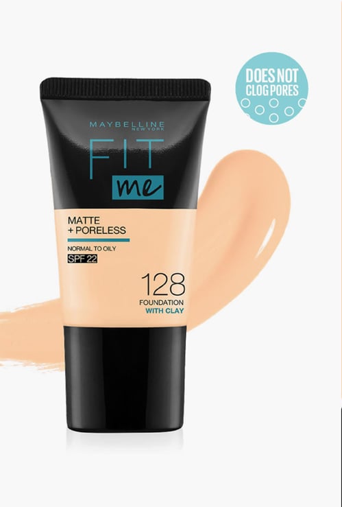 MAYBELLINE NEW YORK Fit Me Matte + Poreless Liquid Foundation Tube