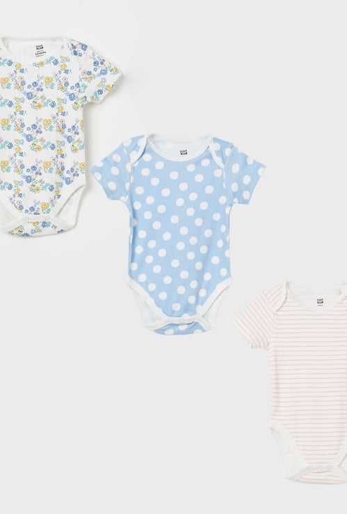 FS MINI KLUB Printed Bodysuit- Set of 3 pcs.